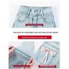 2026 Women's High Waist Butterfly Knot Micro Flare Jeans: American Style Slimming Horseshoe Pants for Spring & Autumn.