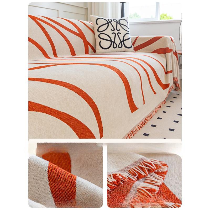 Anti-Scratching Chenille Sofa Cover Towel New Four Seasons Universal Sofa Cushion High Sense Cover Cover Blanket