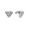 Pandora Radiant Heart & Floating Stone Stud Earrings_292500C01