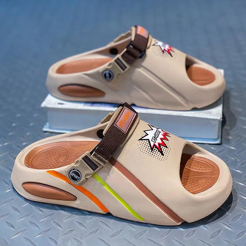FashionMale Slipper Platform Pvc Men's Shoe Casual Summer Sale Adult Designer Luxury Elegant Fun Clappers 2024 Eva Style Trend Slides