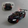 1:24 BMW M8 GTE TRACK Alloy Racing Car Model Diecasts Metal Toy Sports Vehicles Car Model Collection Sound Light Gifts