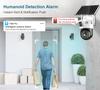 4G Camera With 4G-SIM Card Solar Panel 8MP 4K Outdoor Wireless PTZ PIR Human Detection CCTV IP Camaras V380 Security Protection