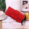 Pu Leather Women Wallets Luxury Long Hasp Fold-Over Pattern Coin Purses Female  Solid Colors New Thin Clutch Phone Bag