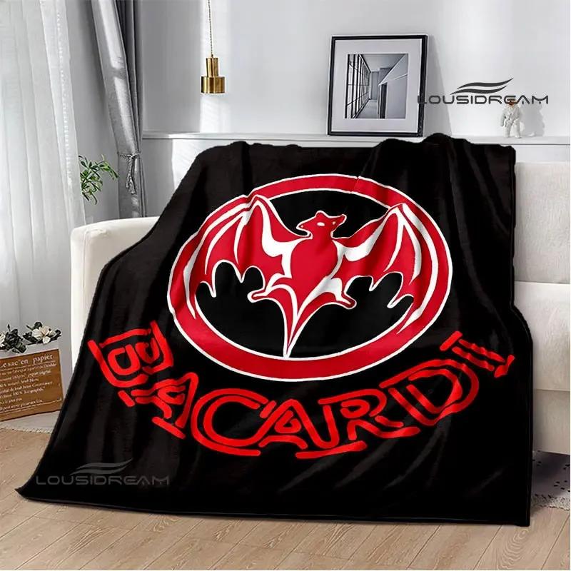 Bacardi Wein Logo Druck Decke Mode Warm Schön Flanell Weich Und Bequem Haus Reise Decke Geburtstagsgeschenk