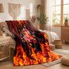 Sunderland Football Print Flannel Blanket Soft Warm Sofa Bed Throw Blanket For Home Office Bedroom
