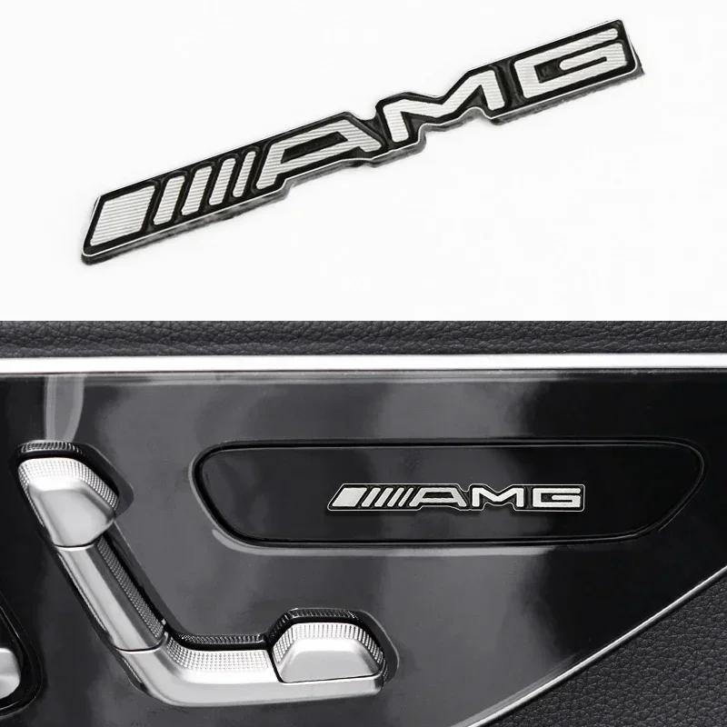 JCG1 Car Interior Center Console Logo Car Styling Accessory 3D Sticker For Mercedes Benz B/C/E/S Class A Class C200L GLC GLE CLA