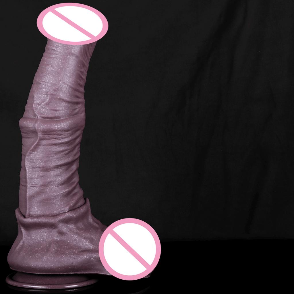 Liquid Silicone Simulation Animal Penis, Super Large Horse Penis