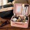 Professional Ladies Cosmetic Bag Portable PU Waterproof Skincare Storage Bag Souvenir Gift Makeup Case for Women