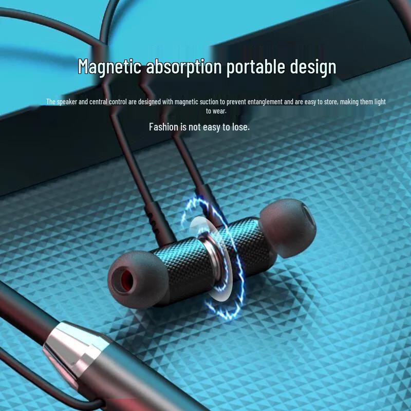 Neckband Bluetooth Earphones G01: Wireless, High-Quality Sound, Long Battery Life, Noise-Cancelling Calls