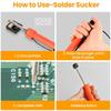 220V Electric Vacuum Solder Sucker ABS Material Soldering Sucker  Circuit Board Repair