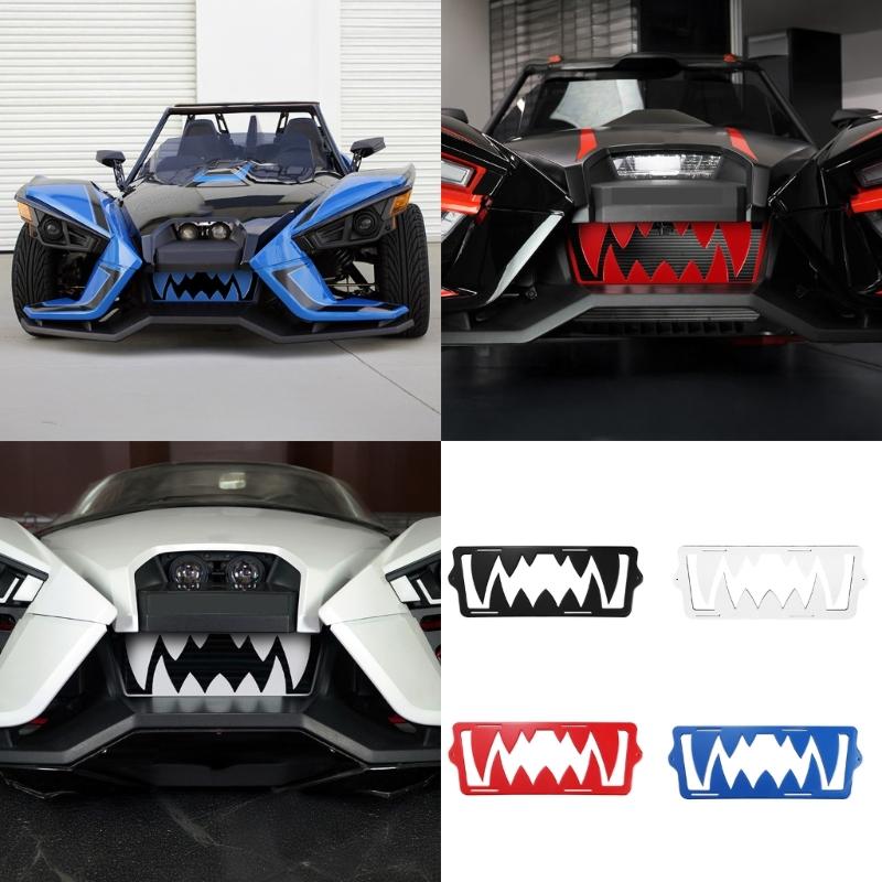 Grille Guard Cover Decoration Radiator Grille Teeth Insert for Vehicle Radiator Protector Decor Easy Installation