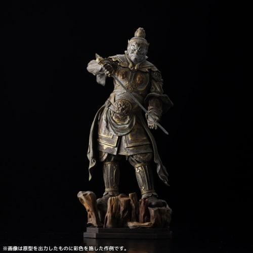 Kaiyodo ARTPLA Four Heavenly Kings Statue, Zochoten, Approx. 160mm Tall, Non-Scale, Unpainted, Unassembled Plastic Model Kit AP011