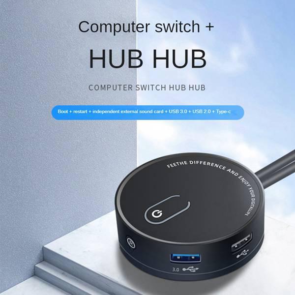 

Black ABS+PVC Desktop Switch Set for Computers and Internet Cafes Other