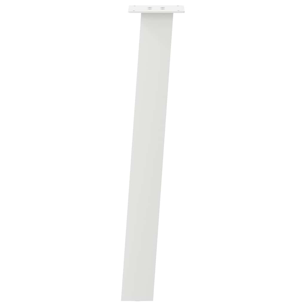 Vidaxl Nogi Do Stolika Kawowego, 4 Szt., Biale, 72 Cm, Stal