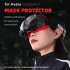 Augenpolster für Flugbrillen aus Silikon, bequeme Schutzbrille, Gesichtsmaskenabdeckung, Brillenersatzzubehör für DJI Avata Goggles 2