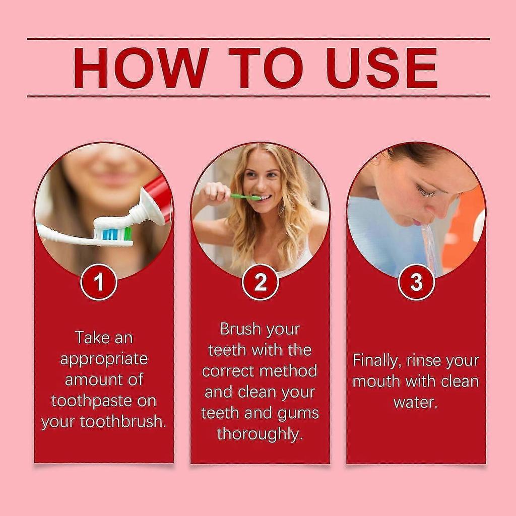 Probiotic Toothpaste with Mild Formula for Lasting Stain Reduction and Healthy Gums