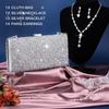 Fashion Rhinestone Floral Necklace Set , Elegant Bridal Jewelry for Wedding & Daily Wear , Factory Wholesale