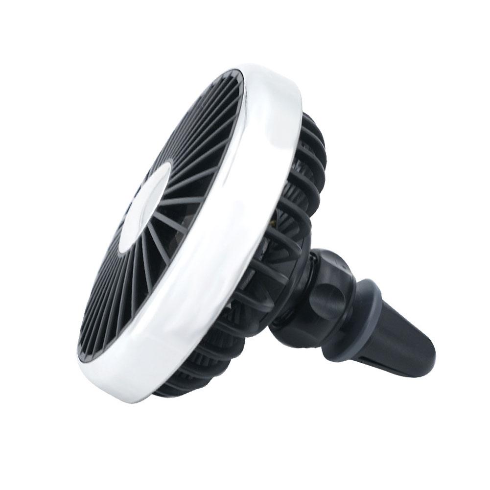 

Portable Car Mini Fan USB Charging Adjustable Silent Cooling Safe for Dashboard Seat Outlet Desktop Summer Use Car Air Outlet