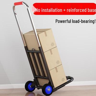 Chang Baosen Foldable Utility Cart with Large Rubber Wheels