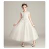 Girls Princess Puffy Lace Flower Girl Party Performance Dress