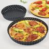 Non-Stick Round Pizza Pan Small 5Inch Removable Bottom Tart Baking Tray Pie Pan Oven Baking Tool Quiche Tool Nonstick Pizza Tray