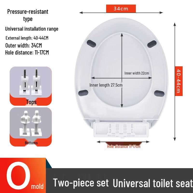 

Soft-Close Heavy-Duty Toilet Seat