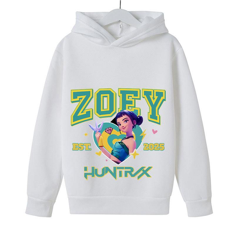 

KPop Мисливці на Демонів Худі Мода Huntrix Saja Одяг для Хлопчиків Вільний Фільм Румі Зої Міра 2025 Пуловери Світшот Топ для Дівчинки Подарунок 150