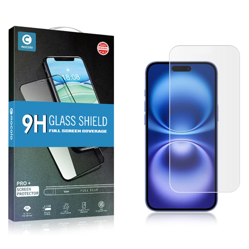 MOCOLO 50Pcs For iPhone 16 Plus Screen Protector Anti-Scratch Clear Tempered Glass Film
