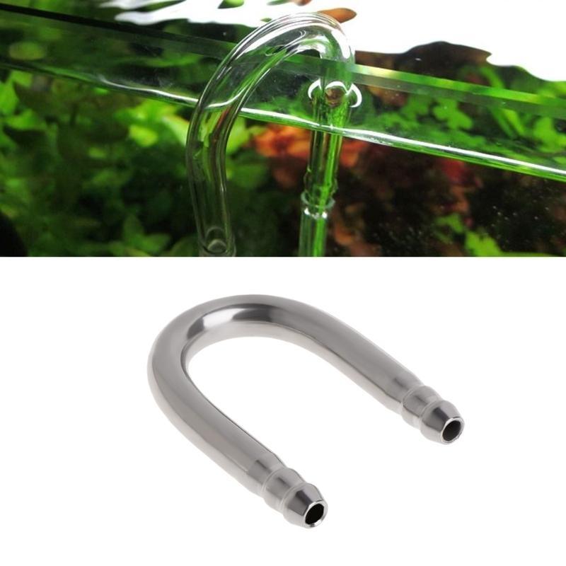  Aquariums Accessories StainlessSteel Tube UShape Pipe Oxygen Diffuser for FishTanks and Hydroponic Air System