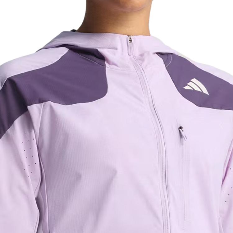 Adidas Adizero Comfortable Skin-Friendly Windproof Running Jacket Women Jackets JV7180