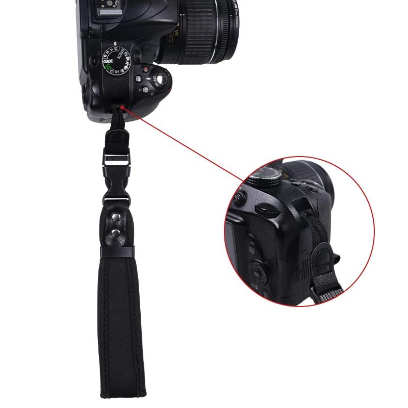 Universal Neoprene Camera Wrist Strap Soft Hand Grip For Sony Zv1 Rx100 A6000 Dslr Mirrorless