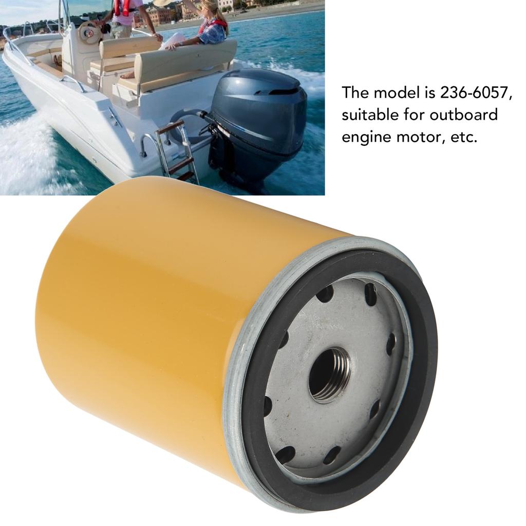 Oil Water Separator Filter 9.3cm Height 7.8cm Diameter for Outboard Engine Motor