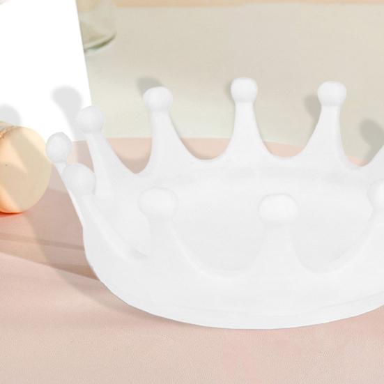 Crown Ring Dish Decorative Jewelry Tray Dresser Jewelry Organizer Desktop