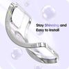 Protective Case for iPhone 16 - BOOLING - Transparent - Flexible - Magnetic Circle - Silvery