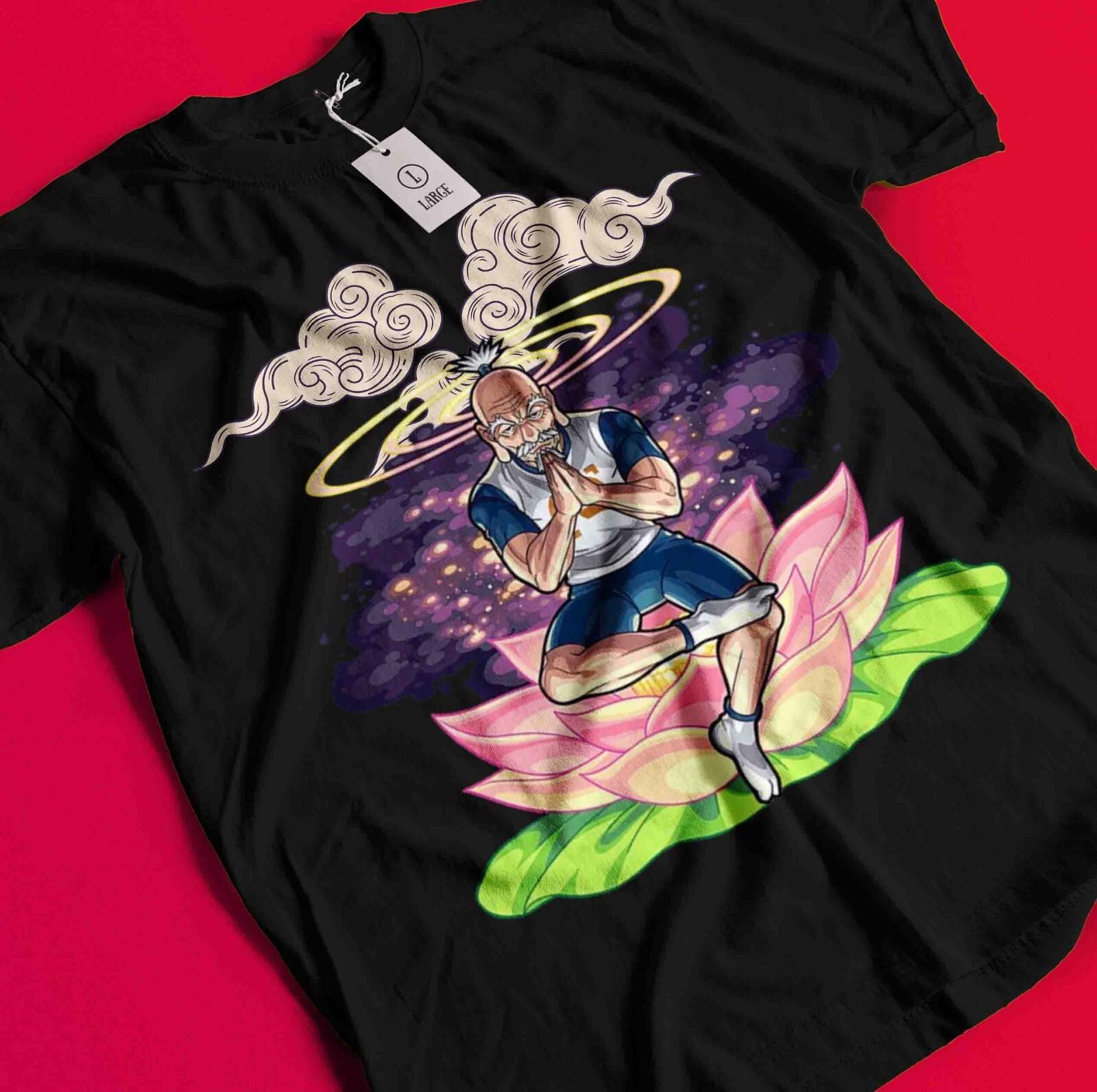 Netero T-Shirt Hisoka Tshirt Gon Hunter HXH Anime Shirt Pitou Meruem Killua Tee AA104 L