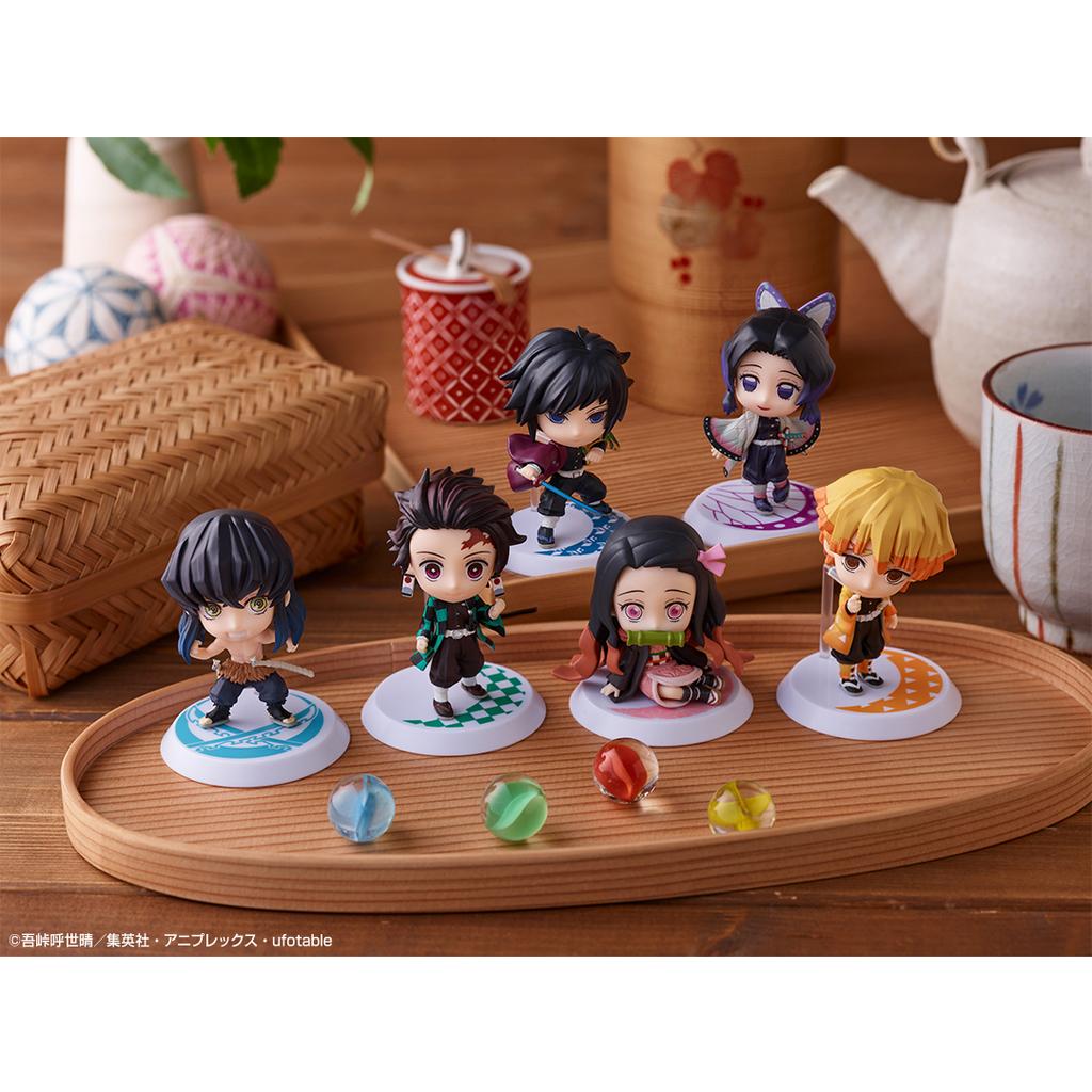 [USED] Figure Demon Slayer Ichiban Kuji Chibi Kyun Chara Complete Set 6 Types Prize G Japan Store
