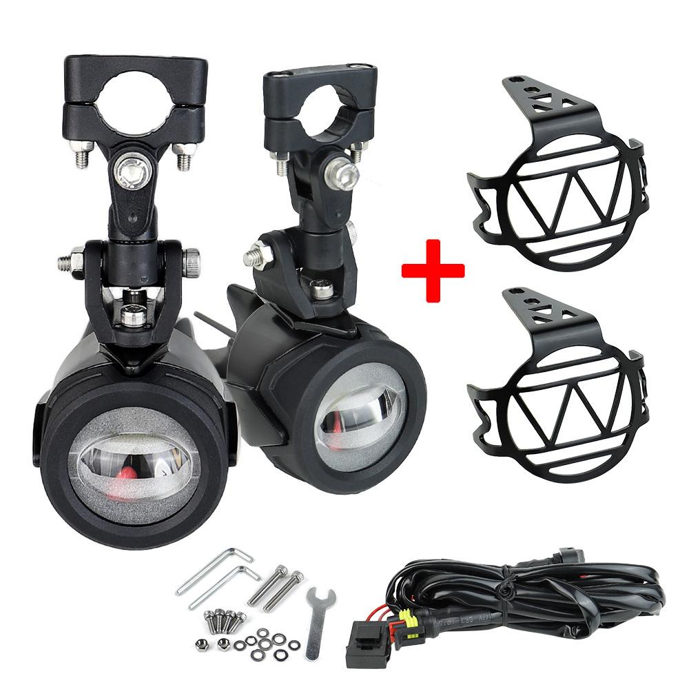 2PC/Motorcycle Fog Lights Upgraded LED Auxiliary Spotlight 40W 6000 LM for BMW R1200GS ADV F800GS F700GS F650 K1600