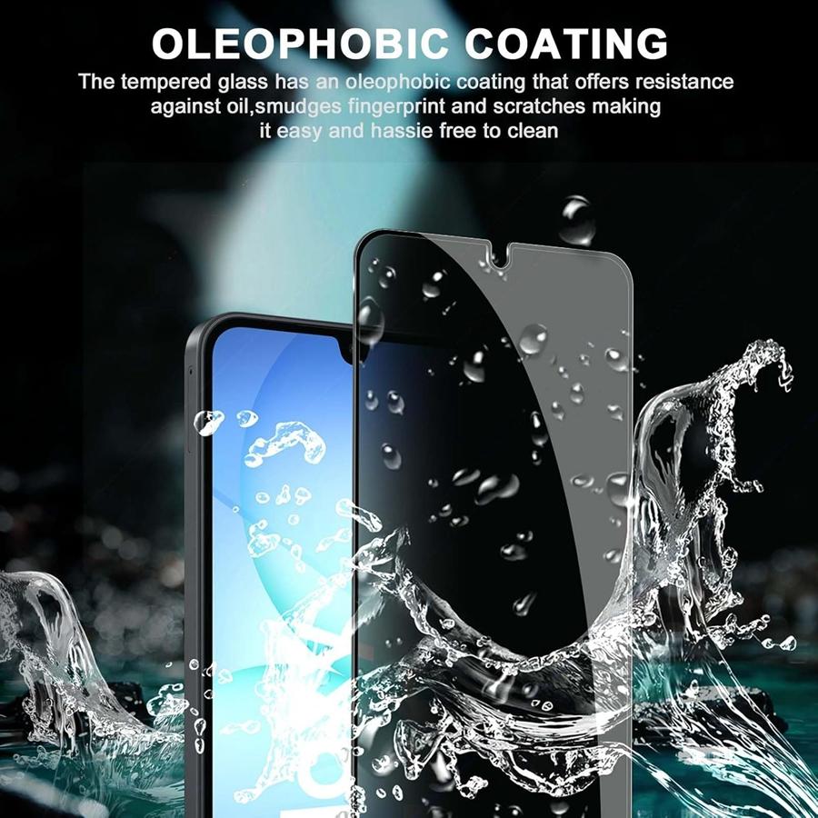 Datenschutz Panzerglas für Samsung Galaxy A17 5G/A17 /A26 5G 2+2 Stück Anti-Spionage Displayschutz + Kameraobjektiv-Schutzfolie 9H Anti-Peeping Glas