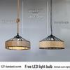Rustic Jute Rope Pendant Light - Retro Industrial Style for Clothing Stores, Cafes, Bars, and Restaurants