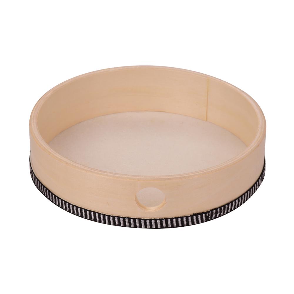 8 Inch Wooden Hand Drum Kids Percussion Toy Wood Frame Drum