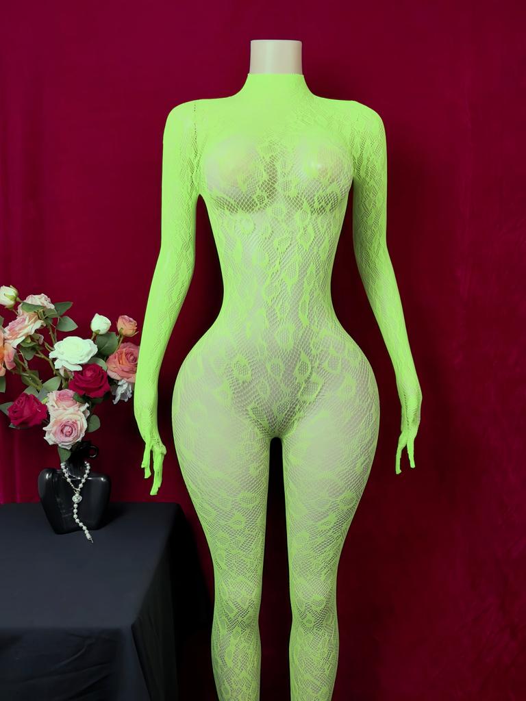 One-Piece Crotchless Bodystocking For Sex Transparent Sexy Lingerie Sexiest Bodysuit Erotic Costumes Open Full Body Underwear