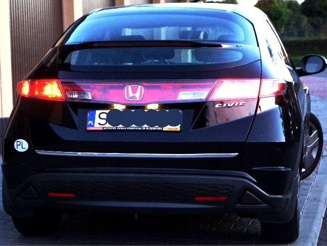 Honda Civic Viii Ufo Chrome Strip Chrome Tailgate
