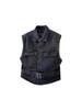 Unisex Summer Denim Workwear Vest - Trendy Sleeveless Square Neck Jacket