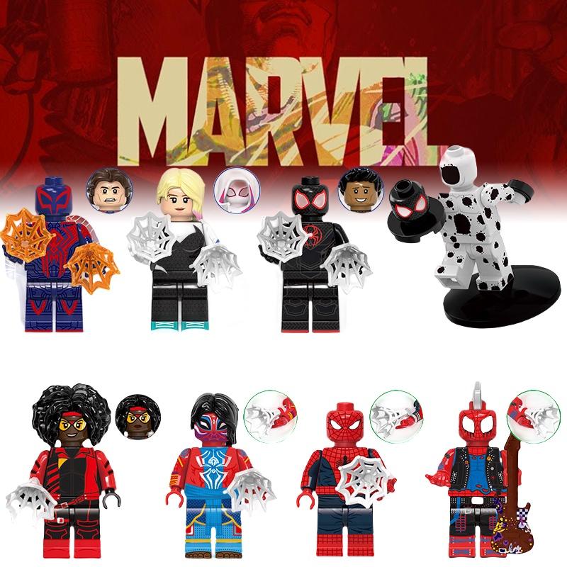 Xinhong G0124 Superhero Series Space Spider Small Particle Children's Building Blocks Toy Bag