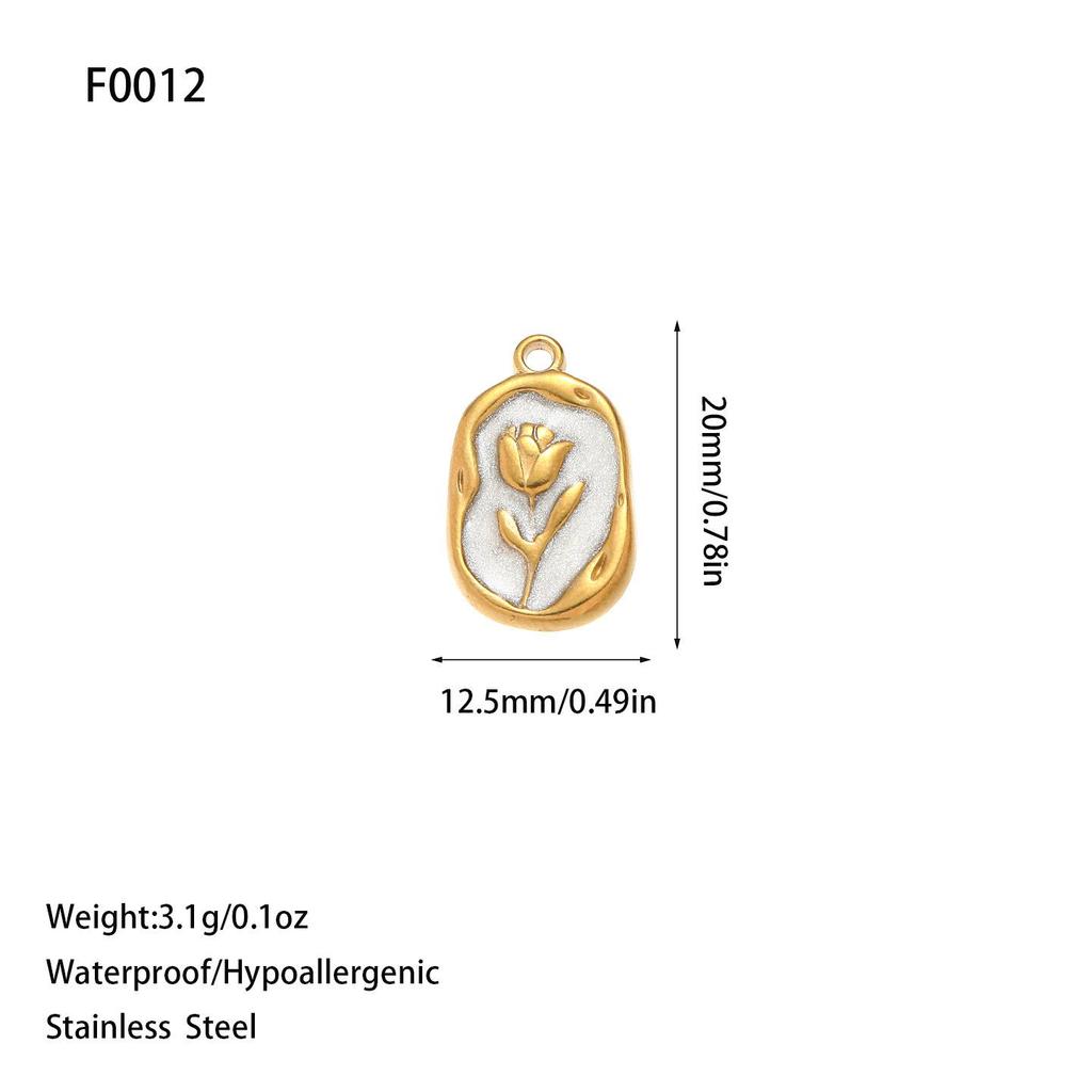 European and American Titanium Steel Enamel Jewelry: Pendant, Bracelet, Necklace, Earrings