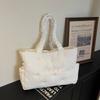 Quilted Tote Bag Women Fashion Soft Handle Shoulder Bag for Daily Use and Casual Outings