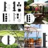 Square Stand for Water Parks Restaurants Backyards Parasol Umbrella Mount Clamp