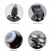 Electric Shaver Accessories: Clipper Head, Nose Hair Trimmer, Facial Cleansing Brush, Silicone Massage Head, Sideburns Trimmer