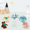 Light Rabbit Plush Toy for Babies with Silicone Pacifier 15cm