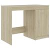 VidaXL Desk Sonoma Oak 100x50x76 Cm Chipboard